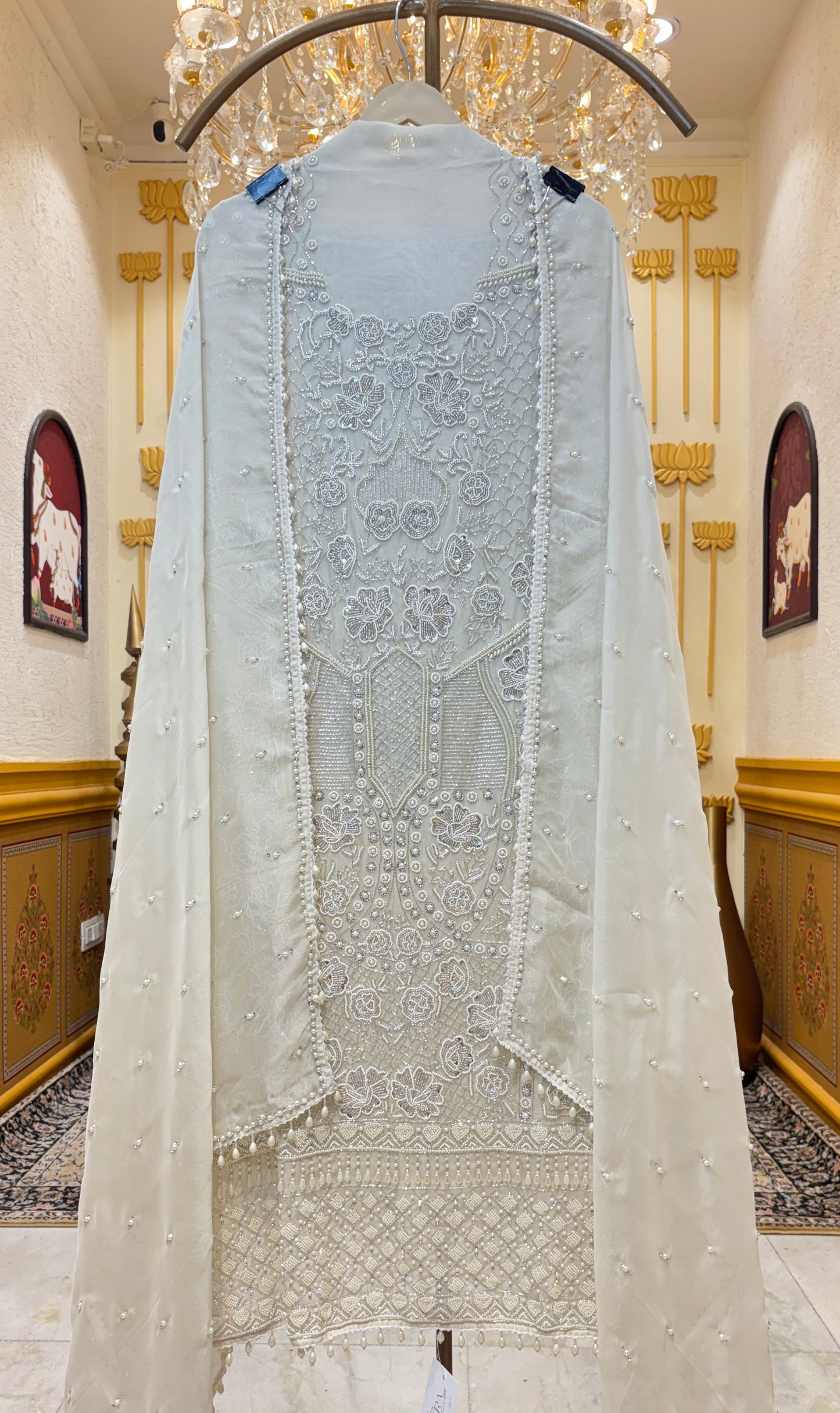 Aurelia Handcrafted Organza Suit