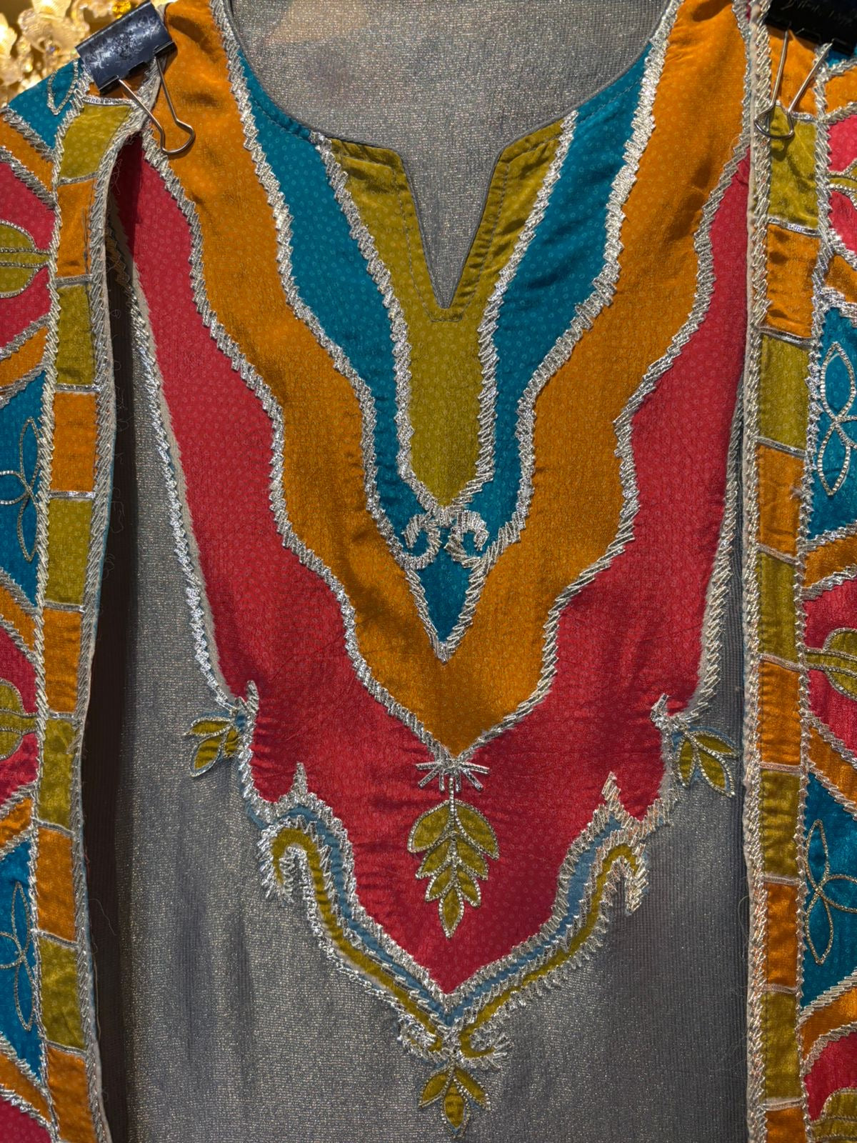 Meher-e-Shimmer (Grey)