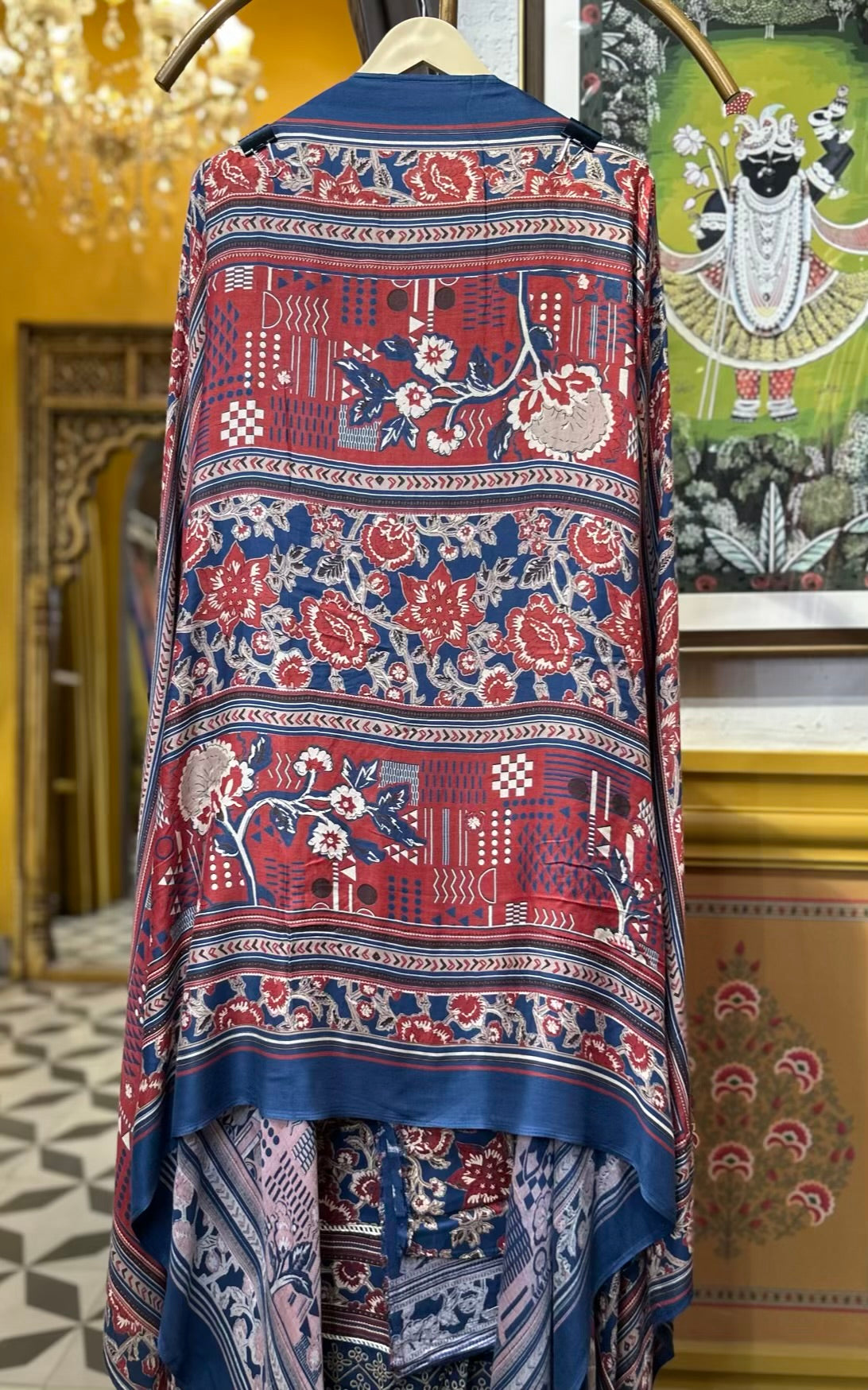 Pashmira Digital Suit (Blue)