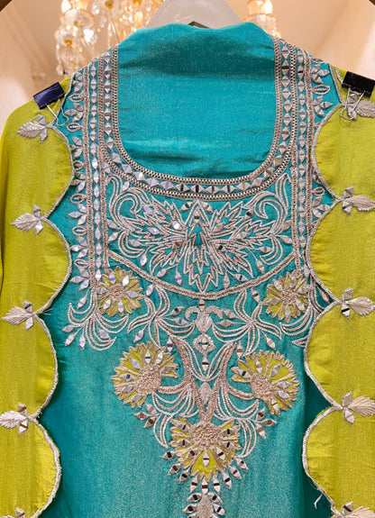 Sitara Veil Silk Suit