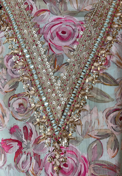 Zareen Crêpe Suit