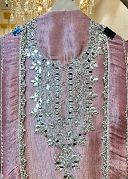 Itrza Brocade Silk Suit