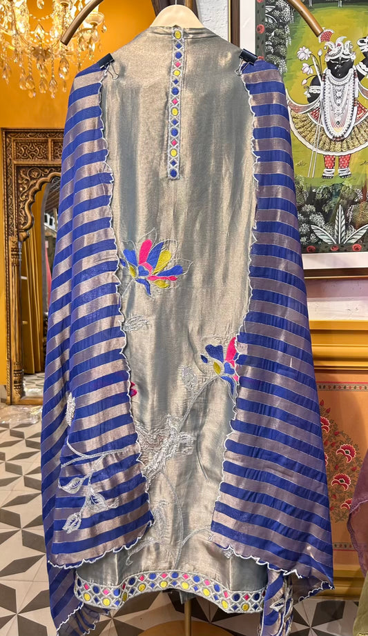 Afsana-e-Dori (Powder Green)