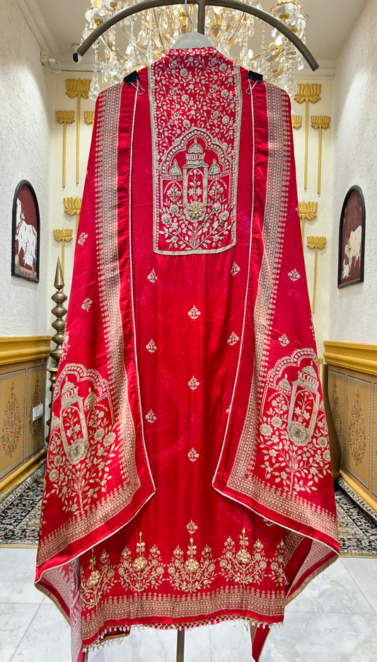 Mizhara Gaji Silk Suit