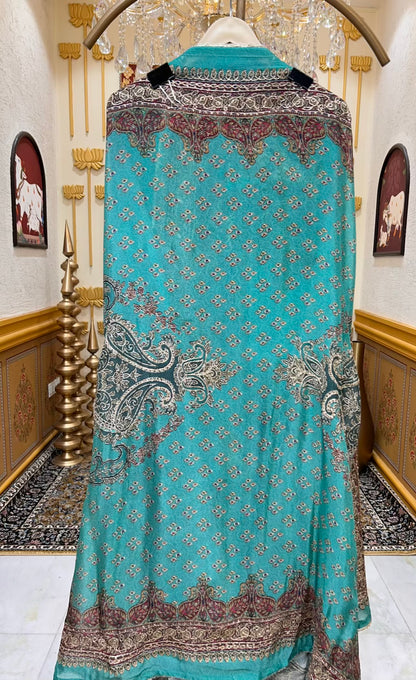 Ishqra Zari Bloom Suit (Green)