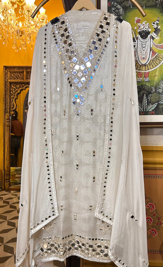 Zarqash Organza Suit
