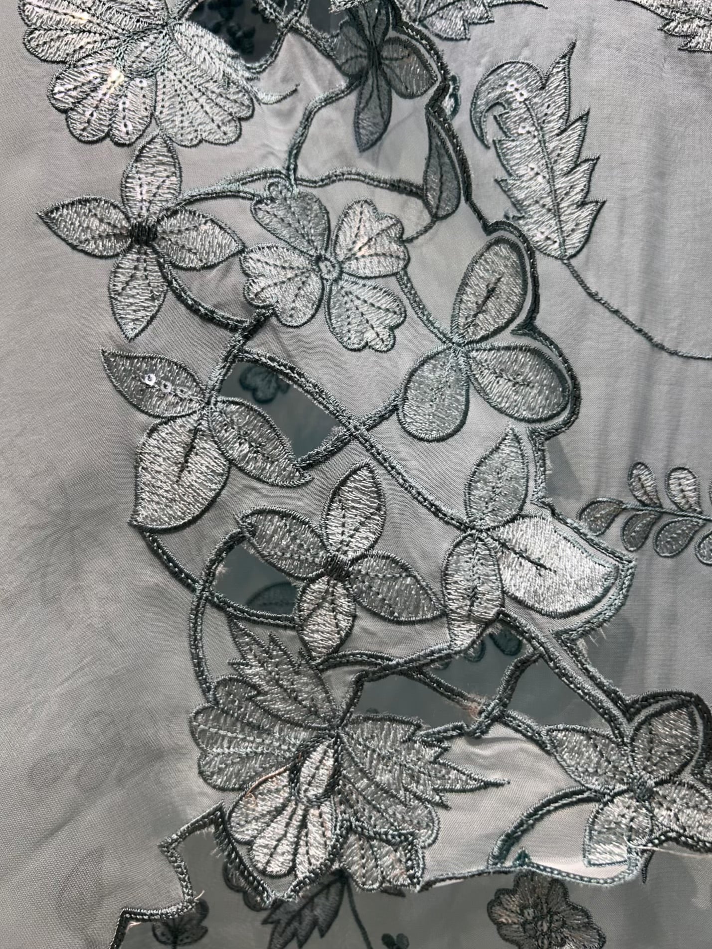 Zynera Threadspark Organza Suit