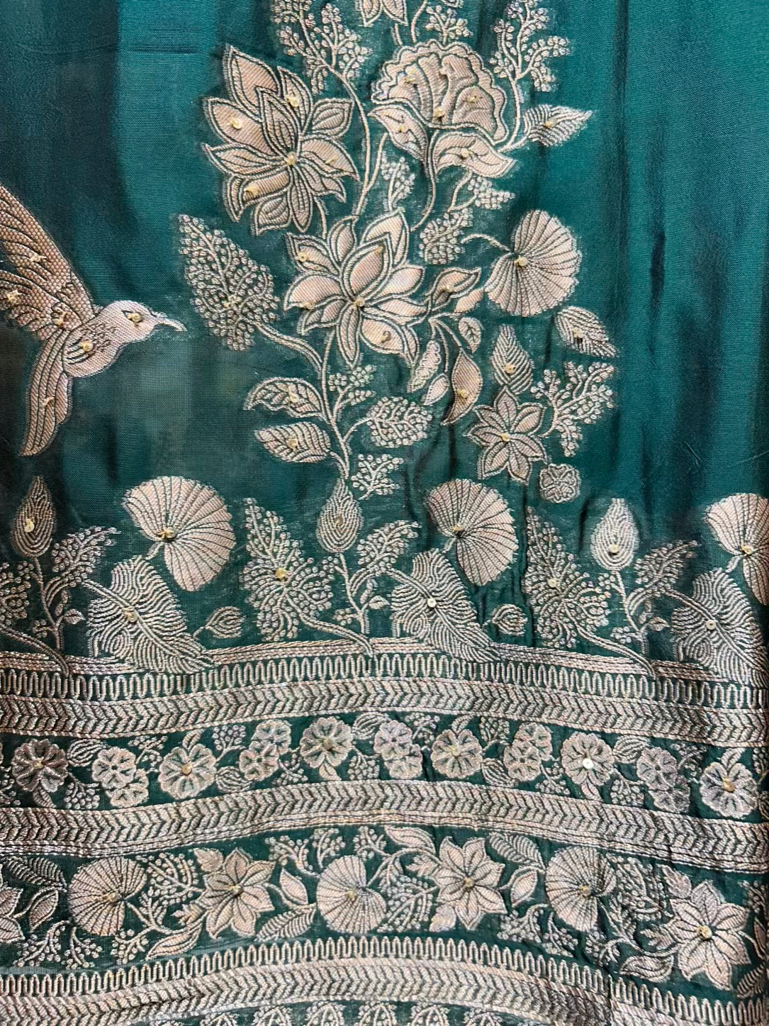 Aarohi Banarasi Weave Noor (Green)