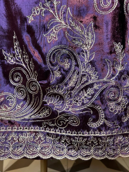 Velvasa Brocade Suit (Purple)