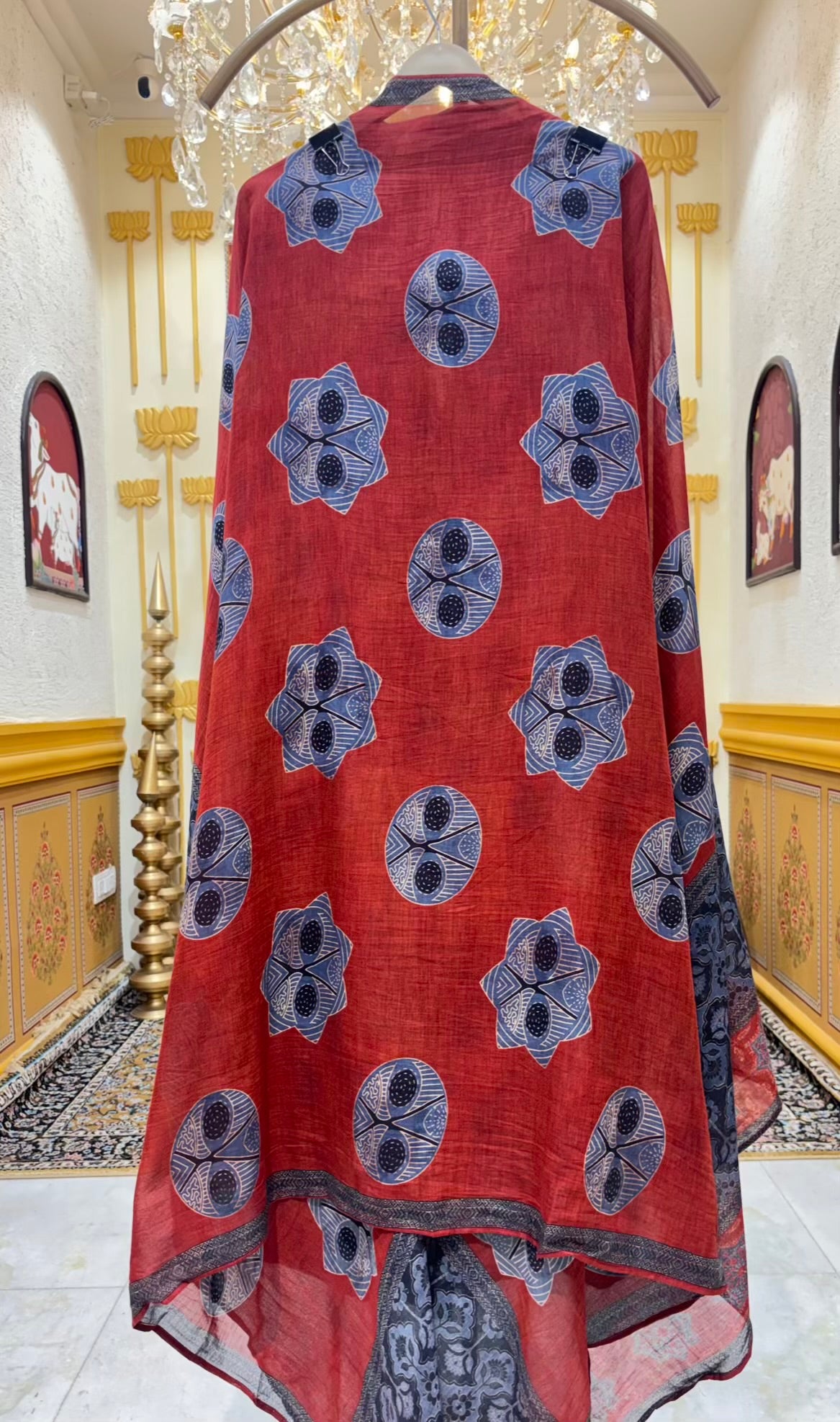 Aafreen Printed Chanderi Suit