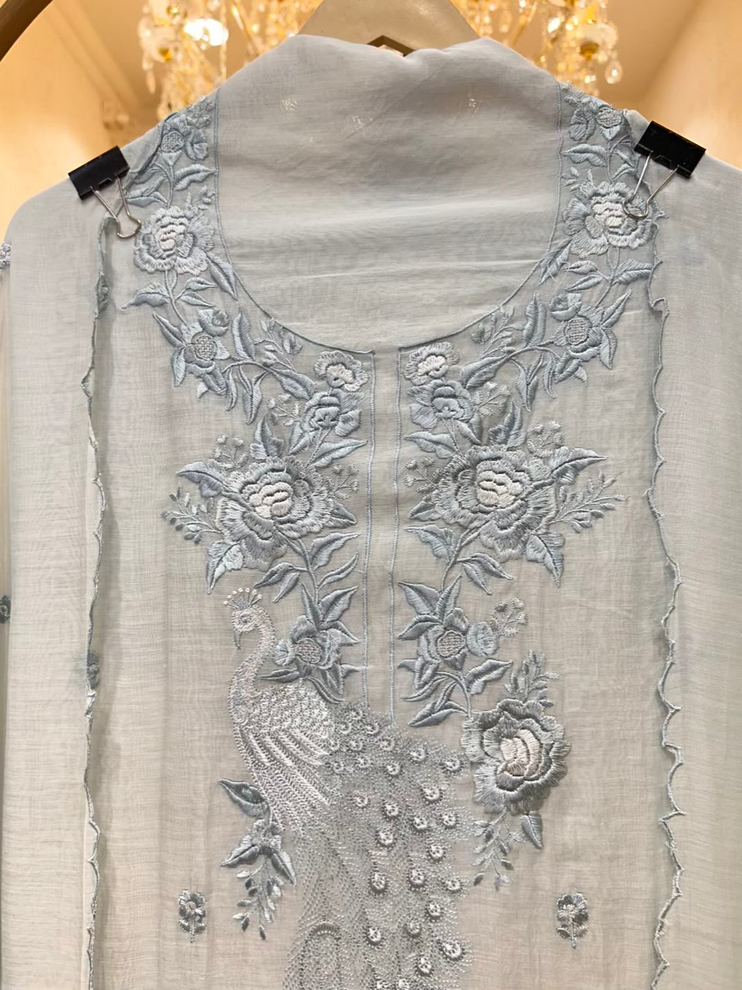 Elyra Thread Chanderi Suit
