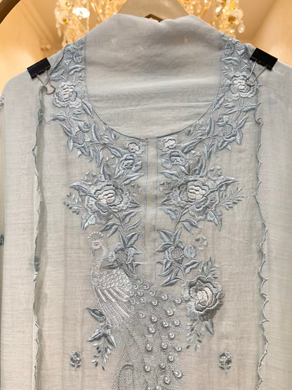 Elyra Thread Chanderi Suit