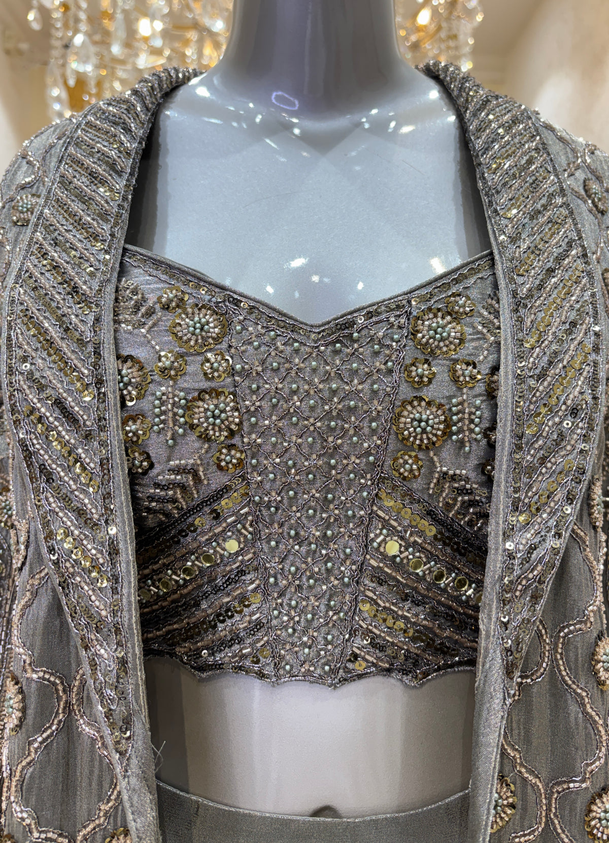 Zarafshaan Jacket Lehenga