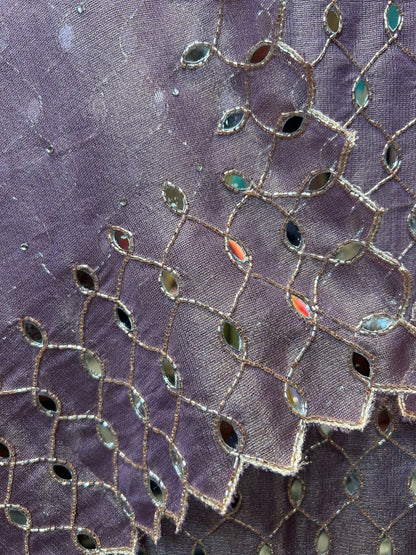 Nuraida Organza Suit (Lavender)