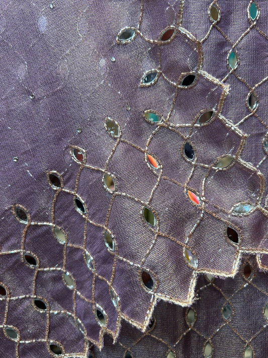 Nuraida Organza Suit (Lavender)
