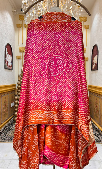 Rangmahi Gaji Bandhani Suit