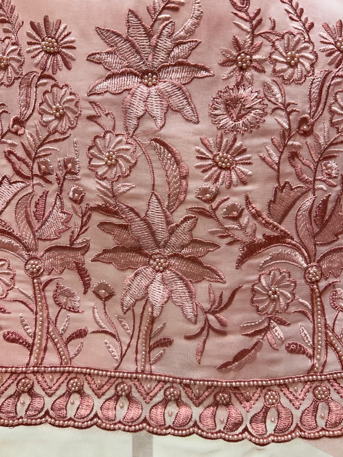 Aevora Pearlthread Organza Suit