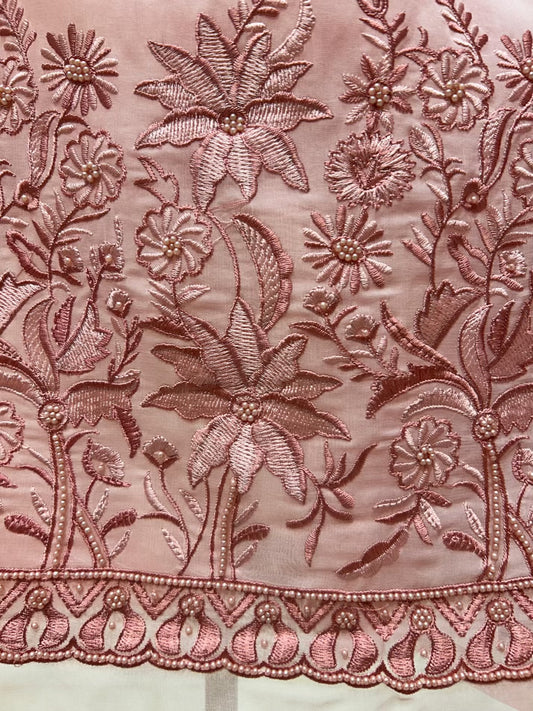 Aevora Pearlthread Organza Suit