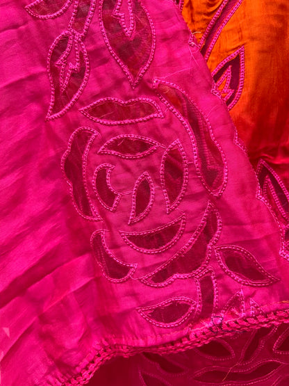 Zivara Appliqué Élan Suit (Magenta)