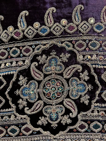 Zohraé-Velvet Suit (Purple)