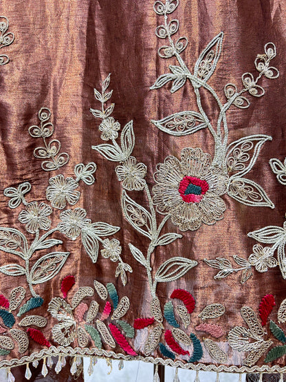 Sunehri Noor Organza Suit