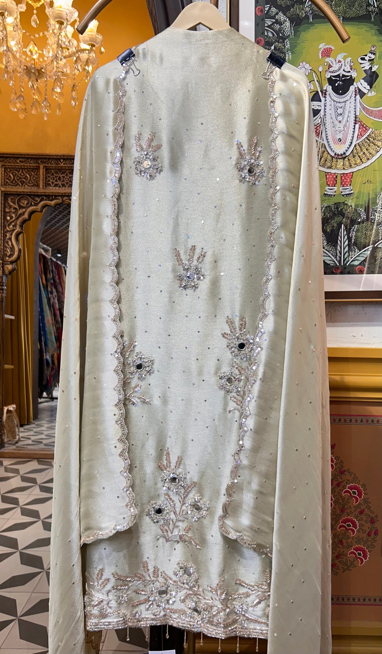 Sirayna Mirror Suit (Pista Green)