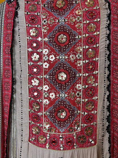 Saher Muslin Suit