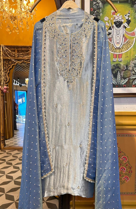 Aabroo-e-Zar (Powder Blue)
