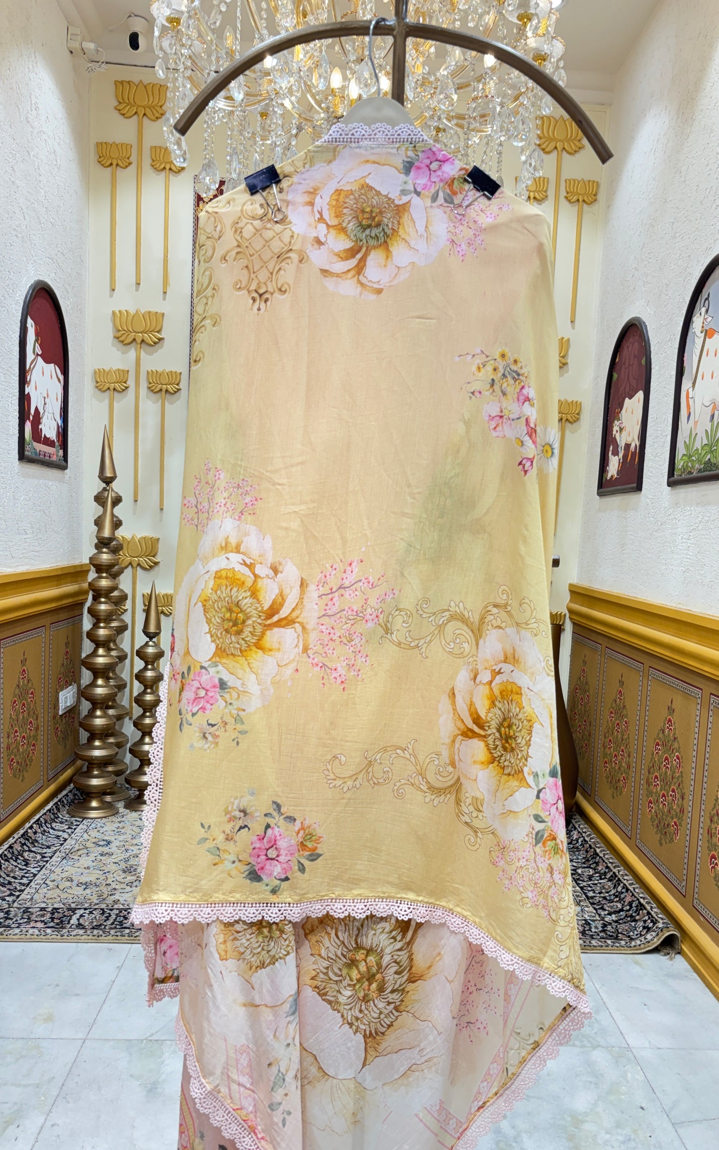 Elmeira Lace Cotton Suit