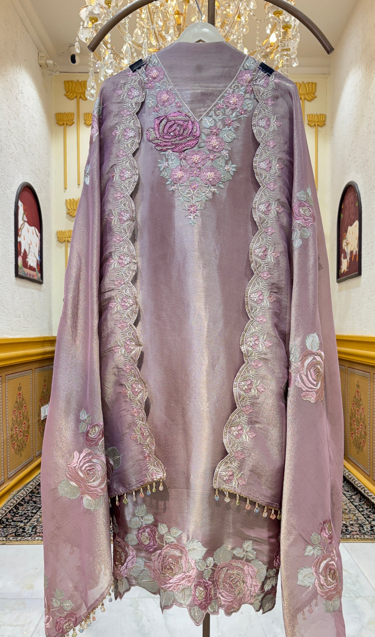 Ruhzeba Organza Suit