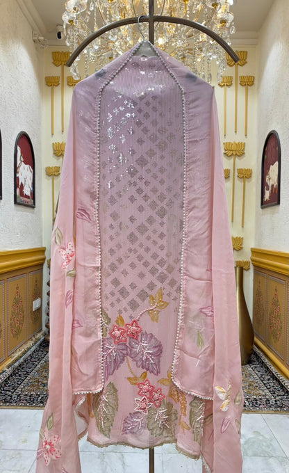 Inara Handpaint Georgette Suit