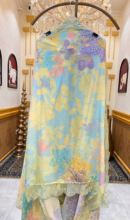 Avena Sequin Print Suit