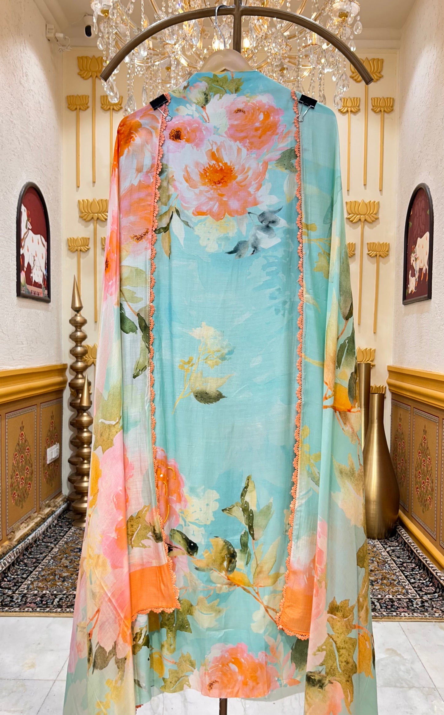 Elyon Pearl Sequin Muslin Suit