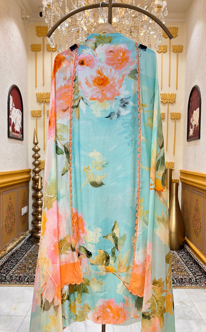 Elyon Pearl Sequin Muslin Suit