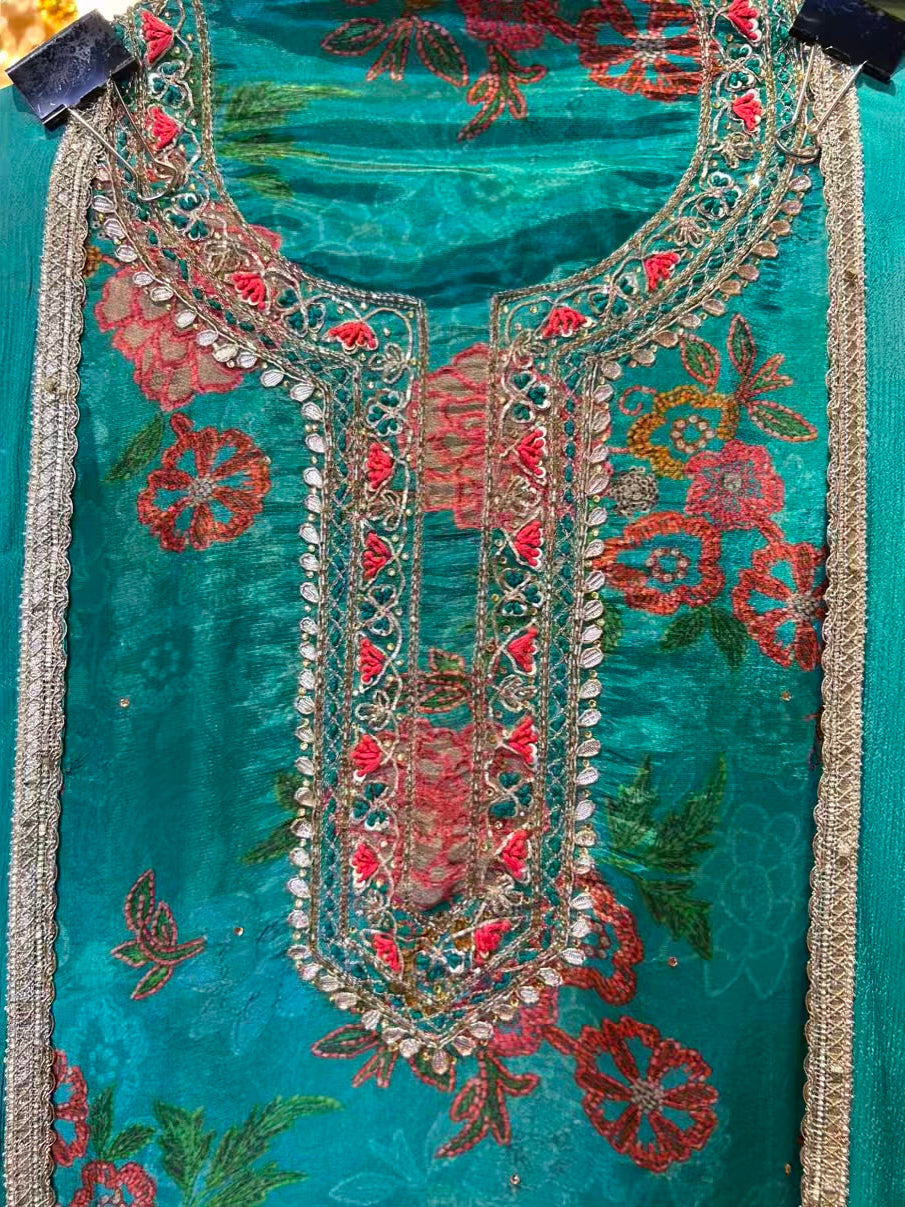 Ada-e-Jahan (Turquoise)