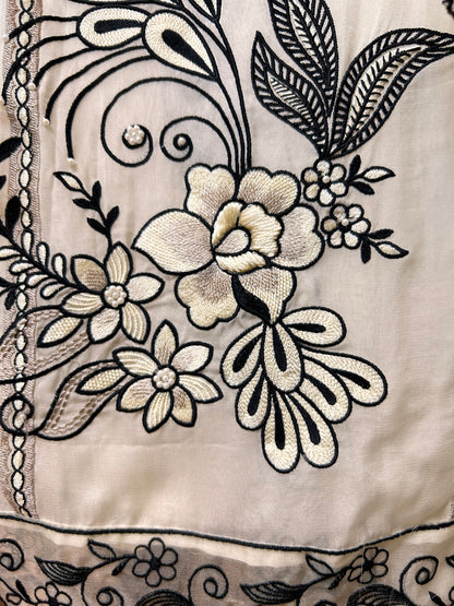 Viraahi Organza Suit (Ivory)