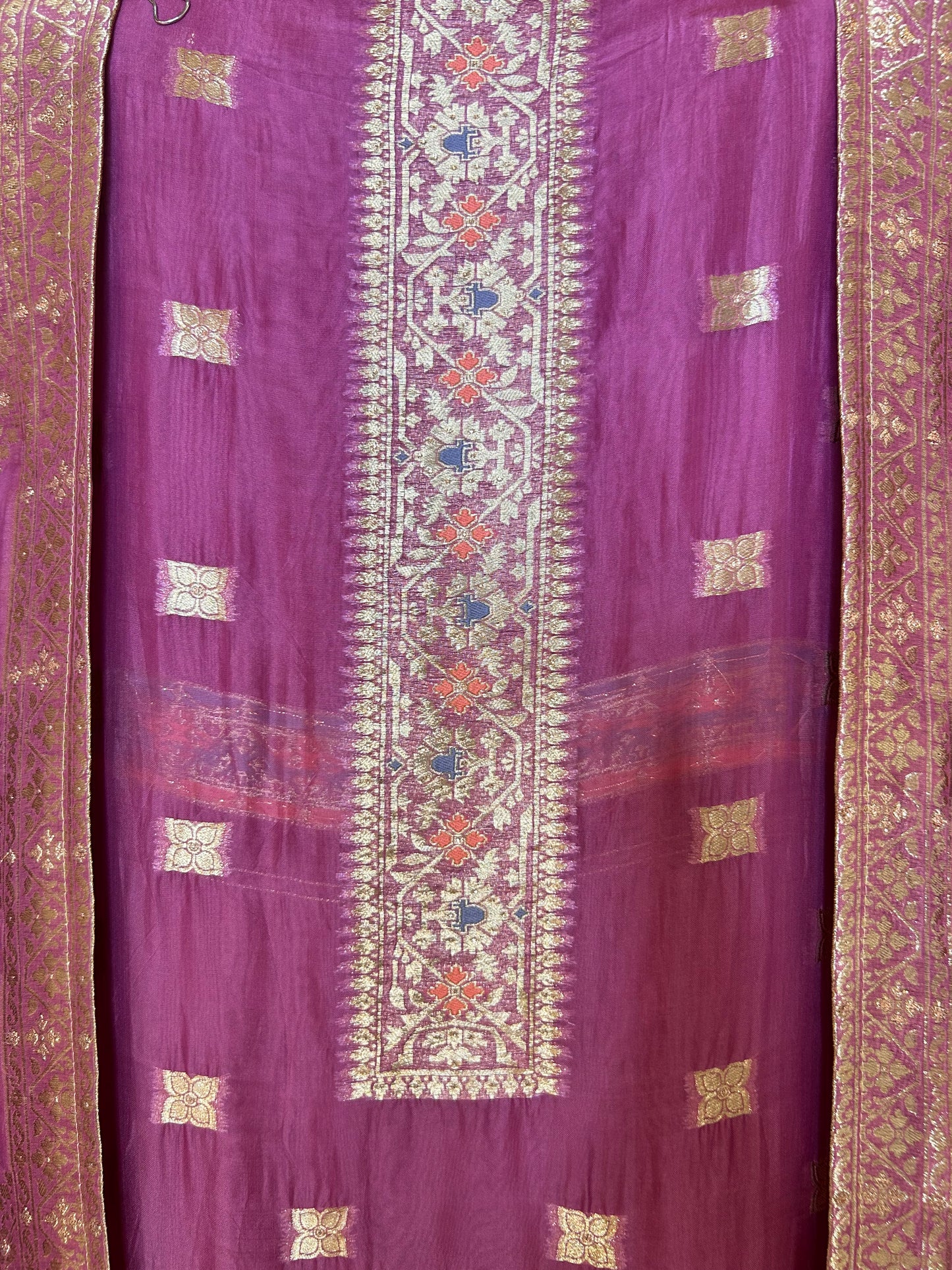 Afsana Banarasi Suit (Lavender)