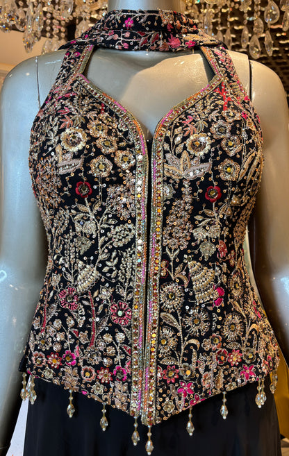 Madhubani Muse Sharara Set