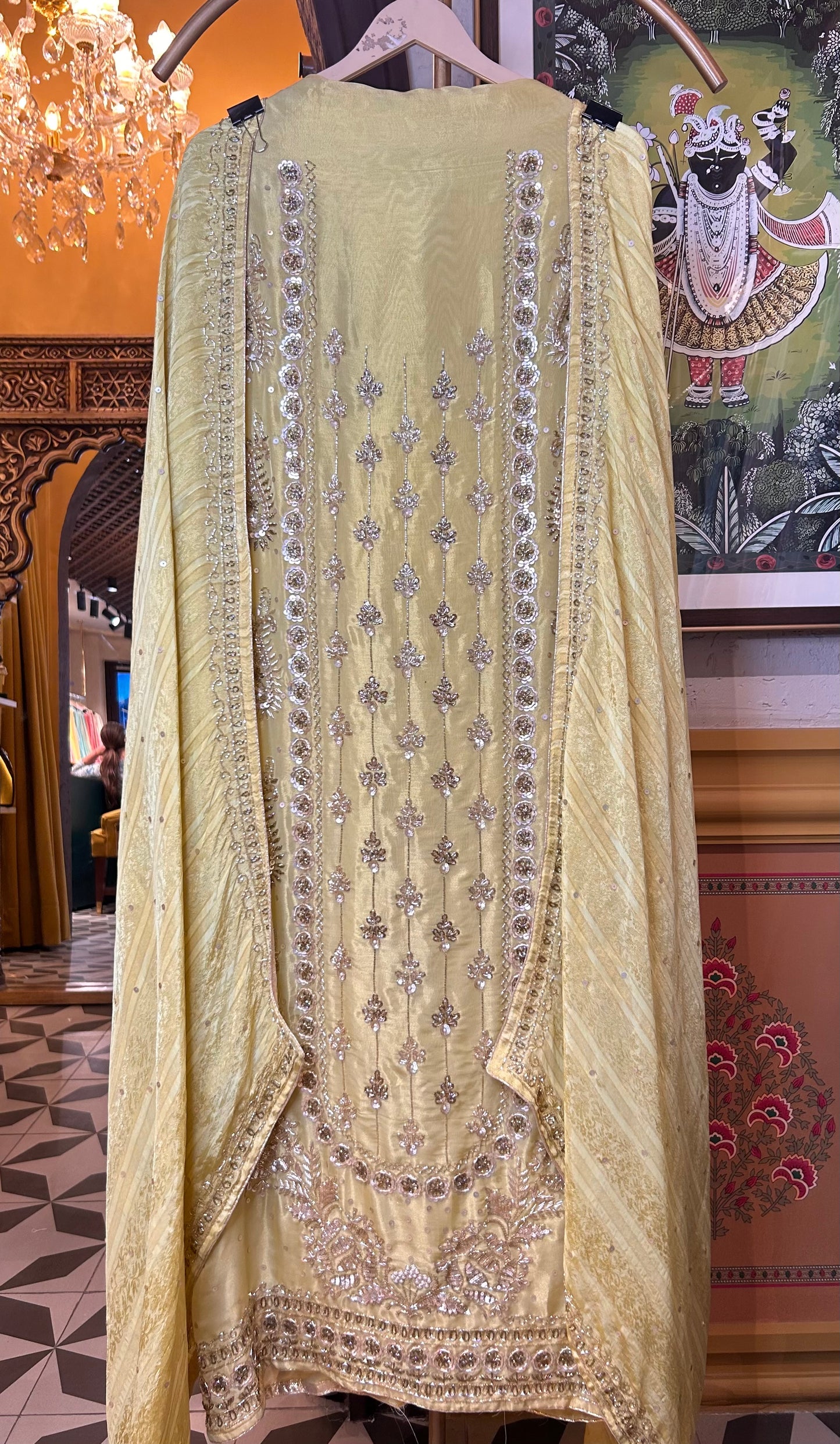 Vritika Shimmer Organza Suit