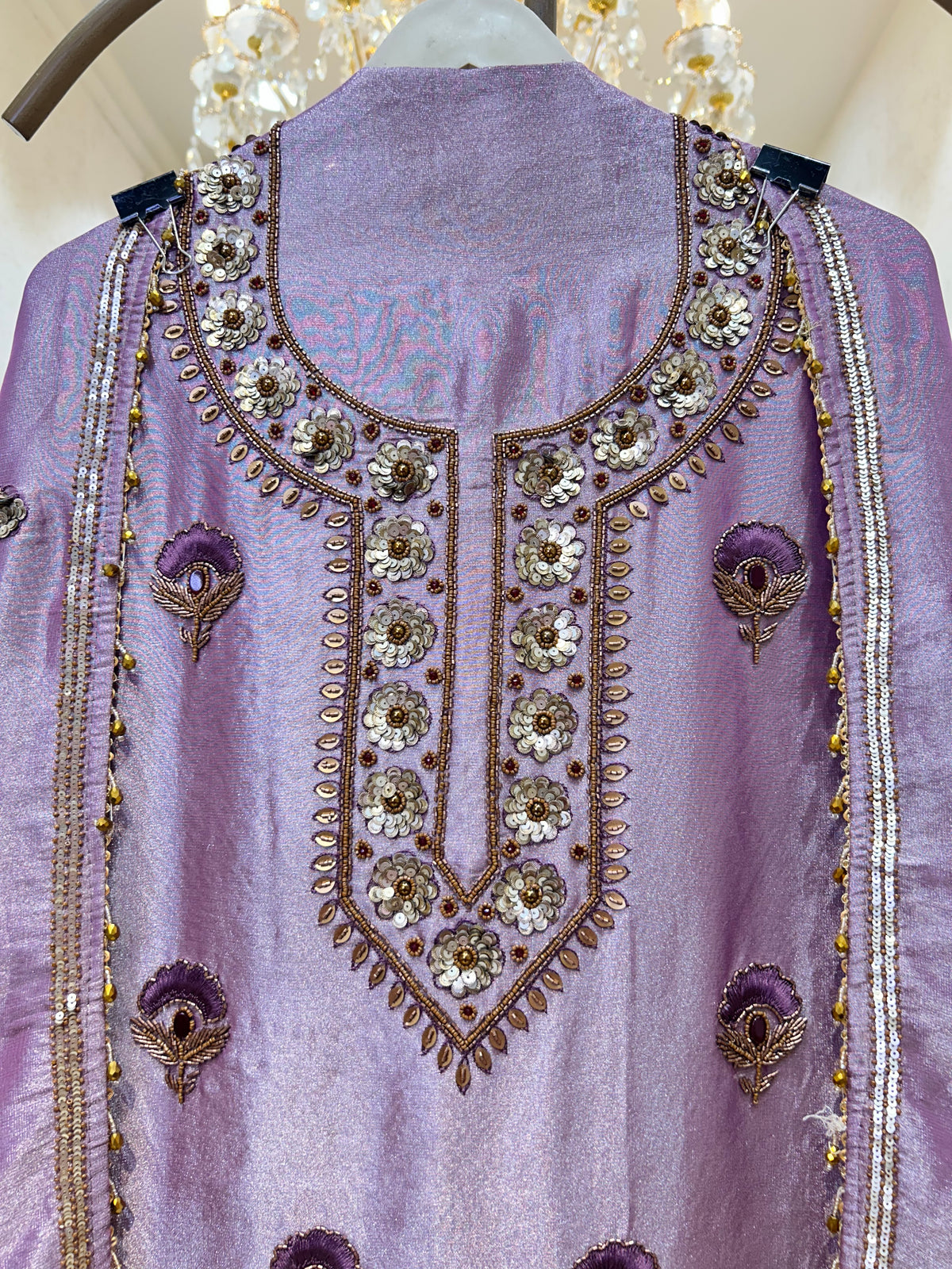 Ruhzaina Organza Suit