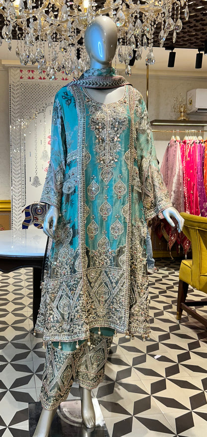 Farzeen Noor Anarkali Set