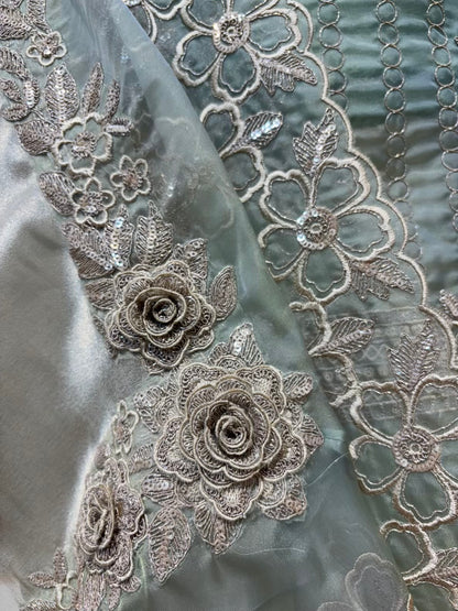 Ziana Zari Organza Suit