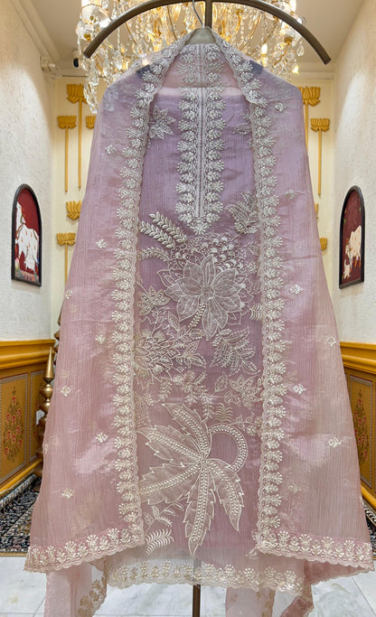 Mehrzeen Appliqué Tissue Suit