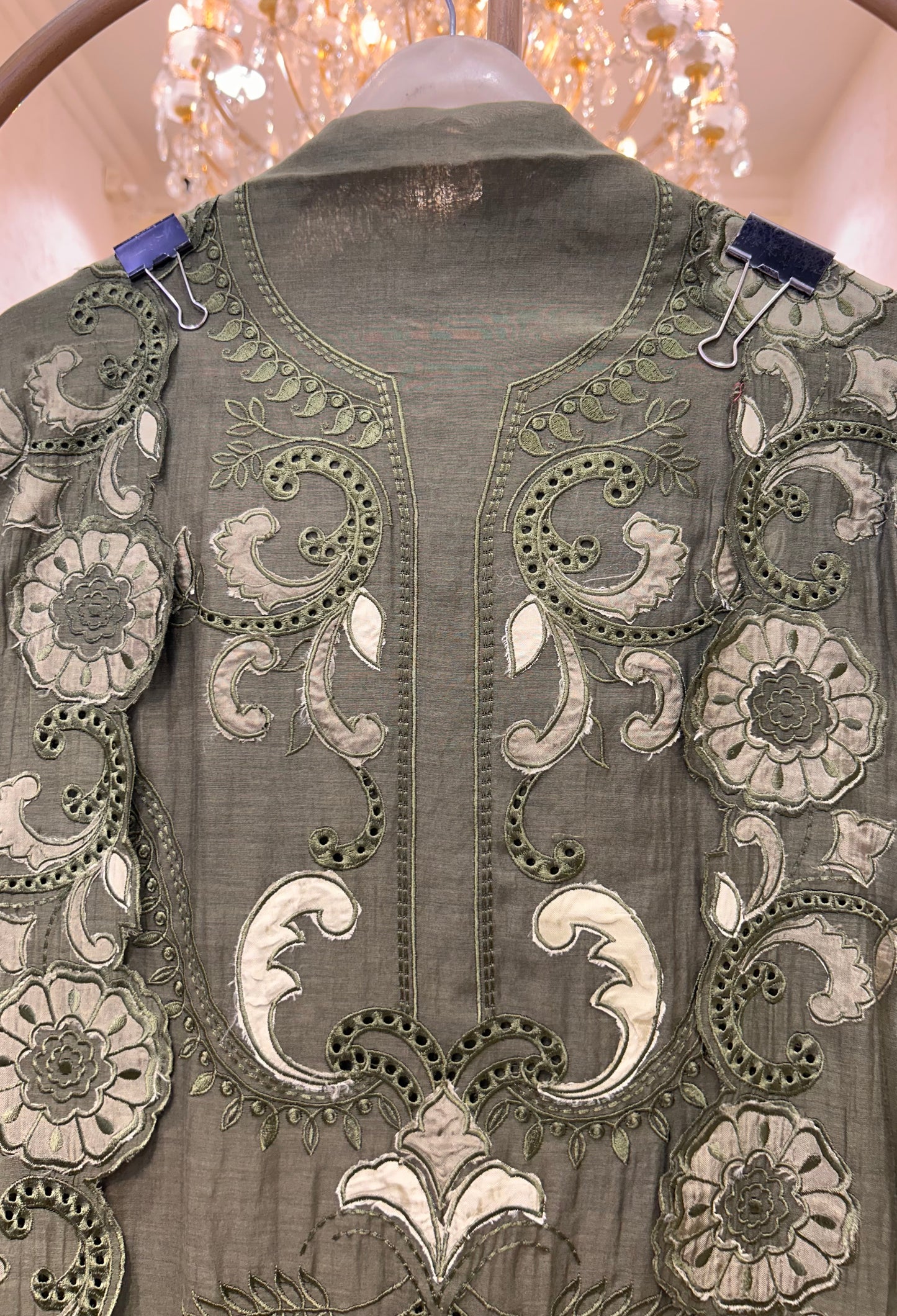 Gulposh Appliqué Suit