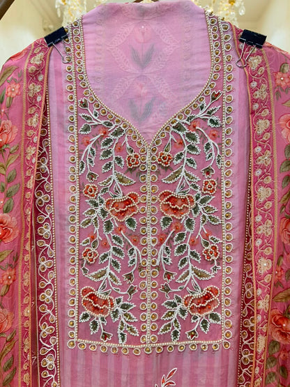 Aamira Dori Moti Organza Suit