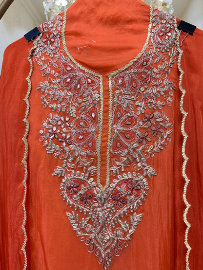 Arezya Dori Leather Élan Suit (Rust)