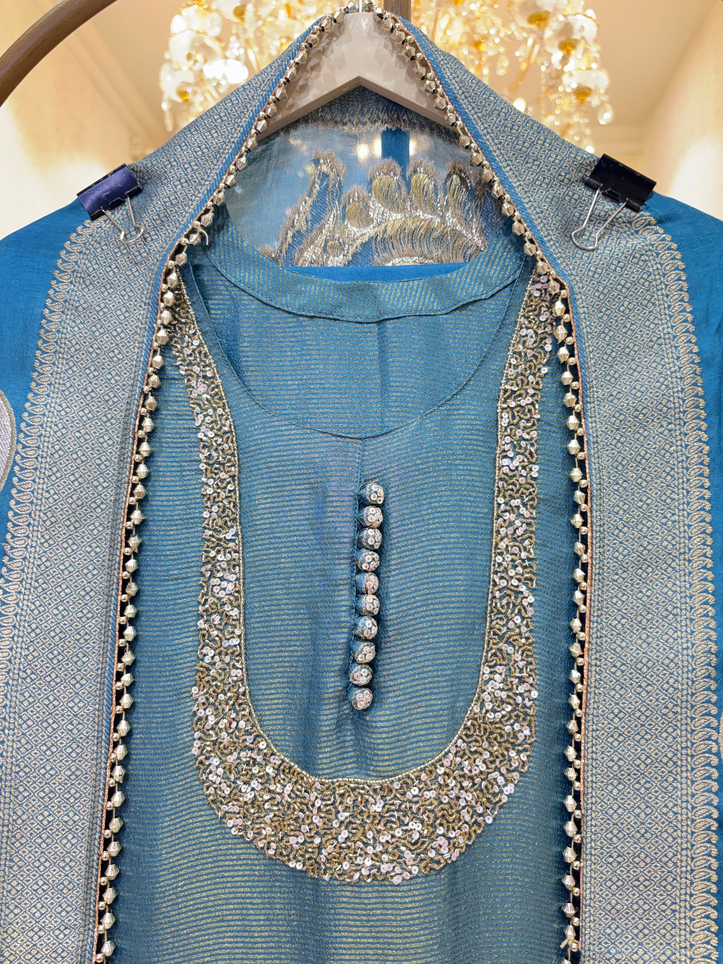 Veesha Shimmer Organza Suit