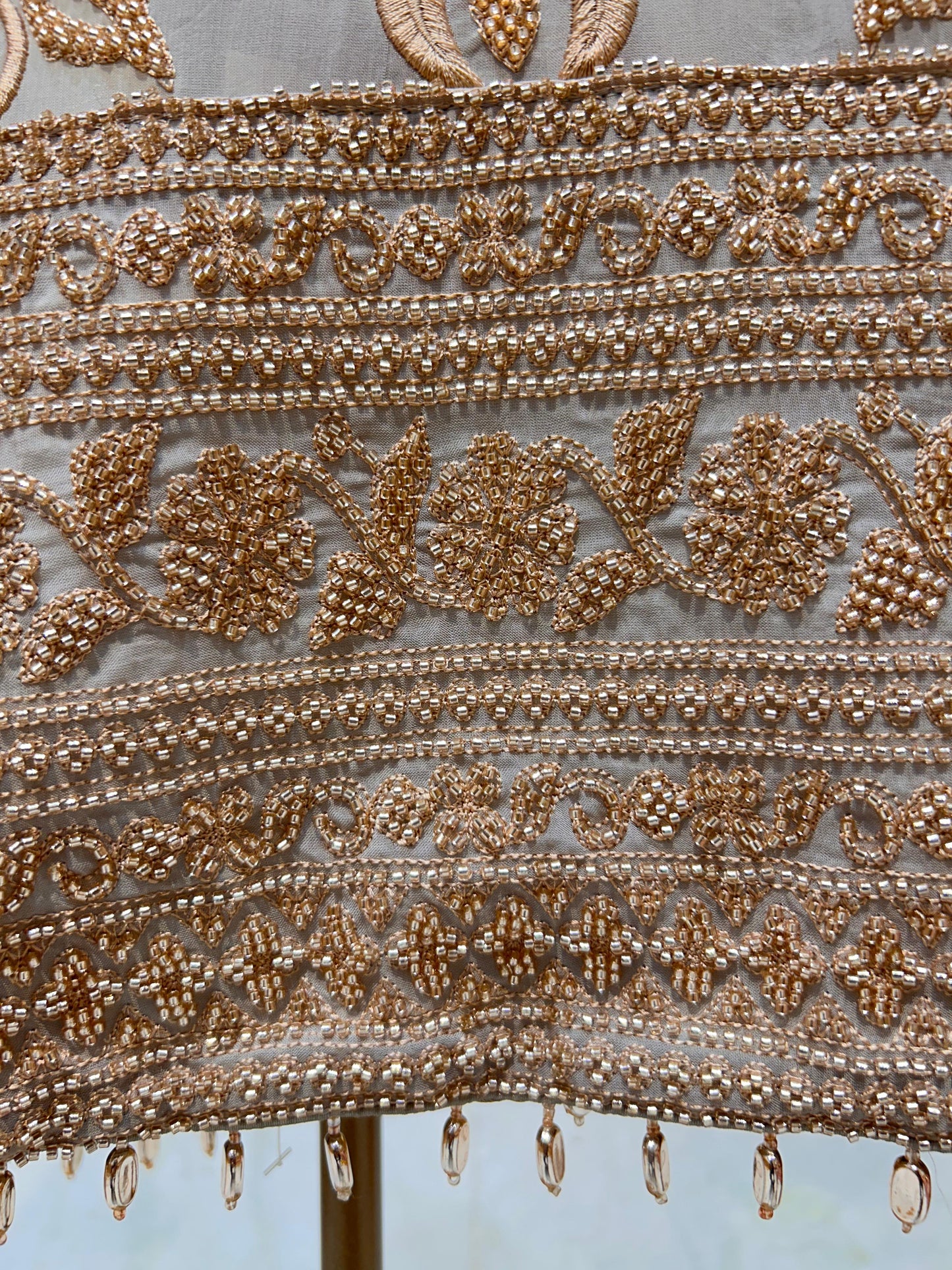 Mehzaar Handcrafted Organza Suit