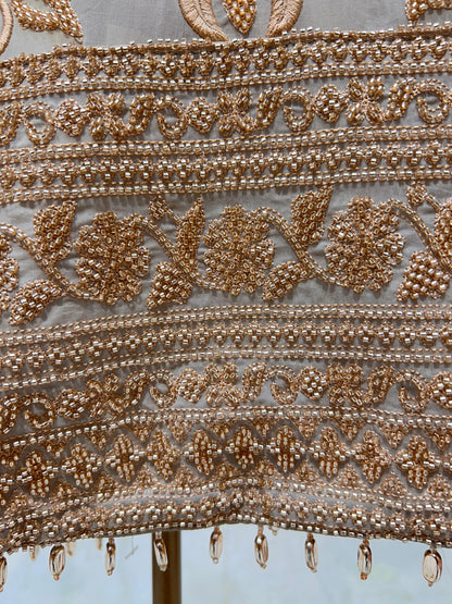 Mehzaar Handcrafted Organza Suit