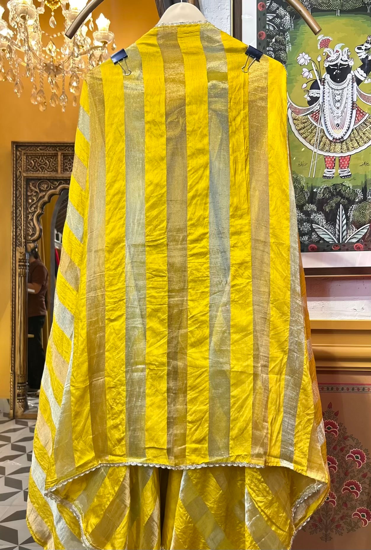 Noorisha Silk Suit (Yellow)